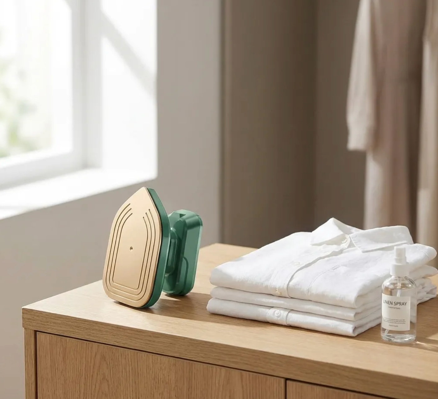 Mini Portable Steam Iron | Handheld Travel Garment Steamer for Wrinkle-Free Clothes