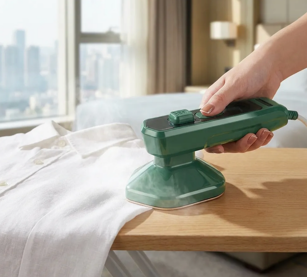 Mini Portable Steam Iron | Handheld Travel Garment Steamer for Wrinkle-Free Clothes