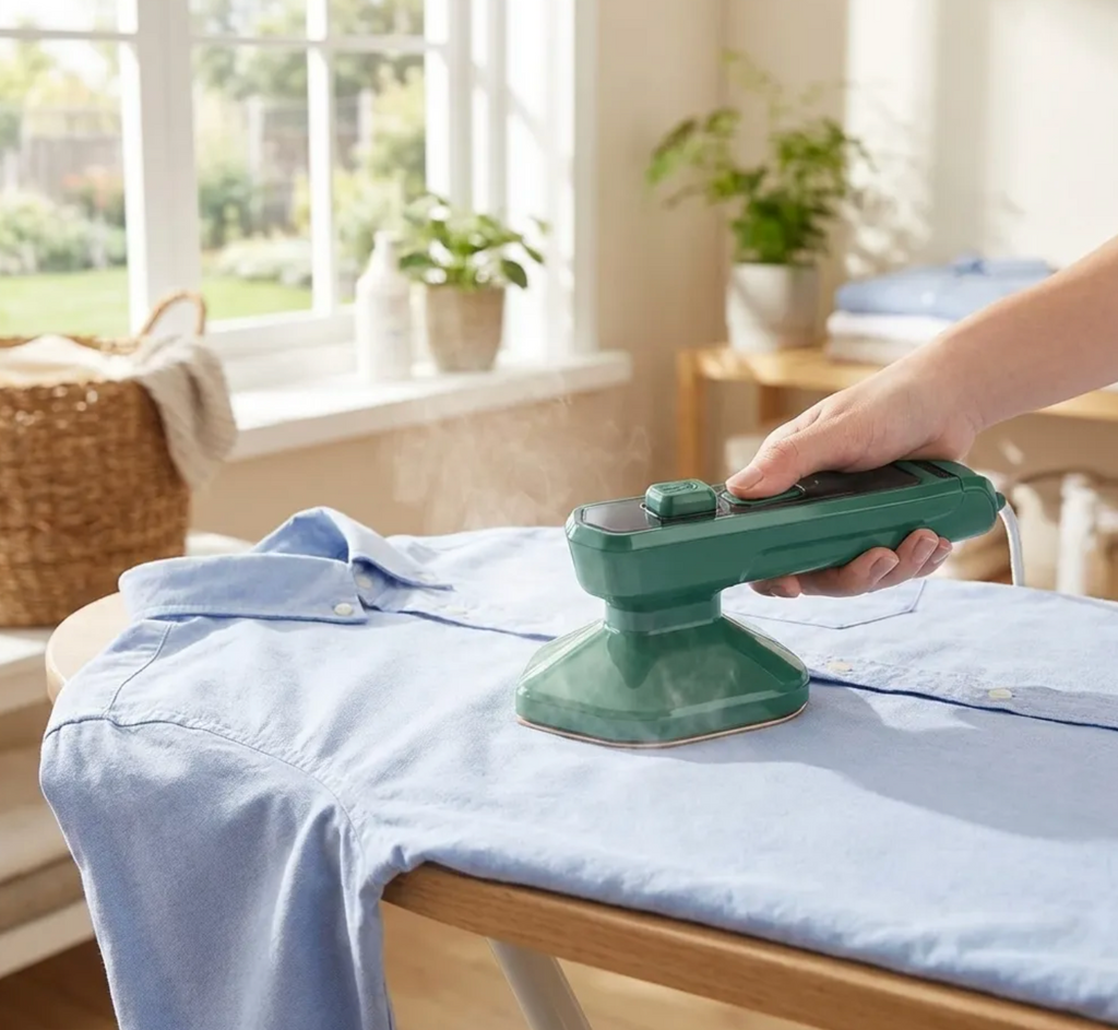 Mini Portable Steam Iron | Handheld Travel Garment Steamer for Wrinkle-Free Clothes