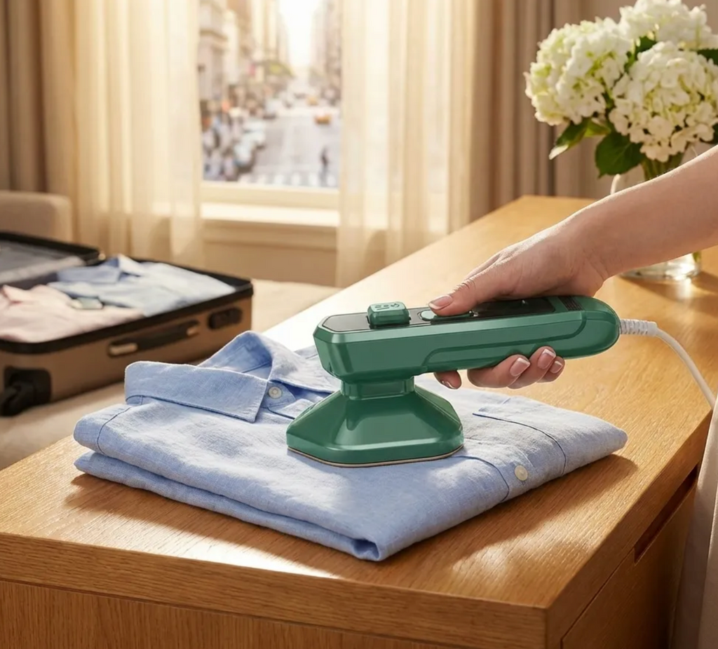 Mini Portable Steam Iron | Handheld Travel Garment Steamer for Wrinkle-Free Clothes